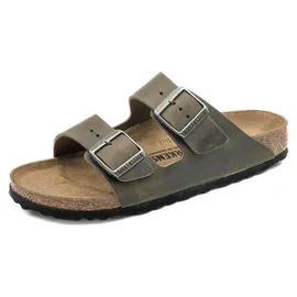 Birkenstock Arizona OILED LEATHER Grün - 43 - 43 EU Schmal