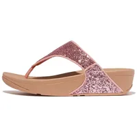 FitFlop Lulu Glitter Toe-Thongs Sandale, Pink, 39 EU