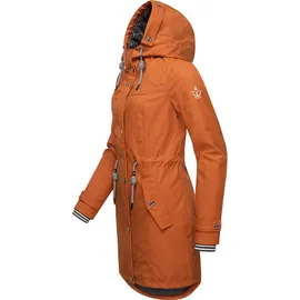 Peak Time "L60042", Damen, Gr. 4XL (48), rot (rotbraun), Obermaterial: 100% Polyurethan, Futter 1: 100% Polyester, Futter 2: 60% Baumwolle, 40% Polyester, Wattierung: 100% Polyester, modisch, tailliert ca.