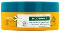 KLORANE Crème Sublimatrice Après-soleil au Monoï et Tamanu BIO Pour La Peau 200 ml