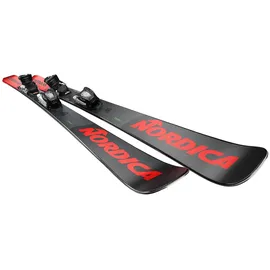 La Nordica-Extraflame Dobermann Combi Pro S Kinder Ski Set Schwarz 130 cm