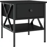 vidaXL Nachtschrank 40 x 42 x 45 cm Schwarz