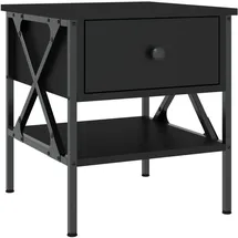 vidaXL Nachtschrank 40 x 42 x 45 cm Schwarz