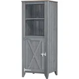 BM Massivholz BM TYP 564 Outdoorküche Hochschrank 1-türig