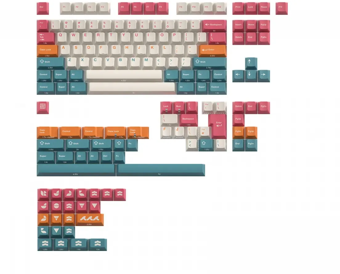 KBDfans PBTfans Salt Lakes - Base kit