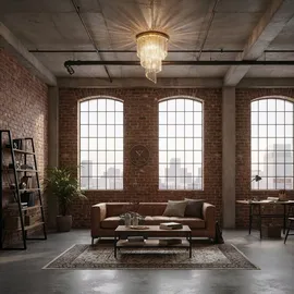 Ideal Lux Carlton 12-flammig Ø 50 cm gold