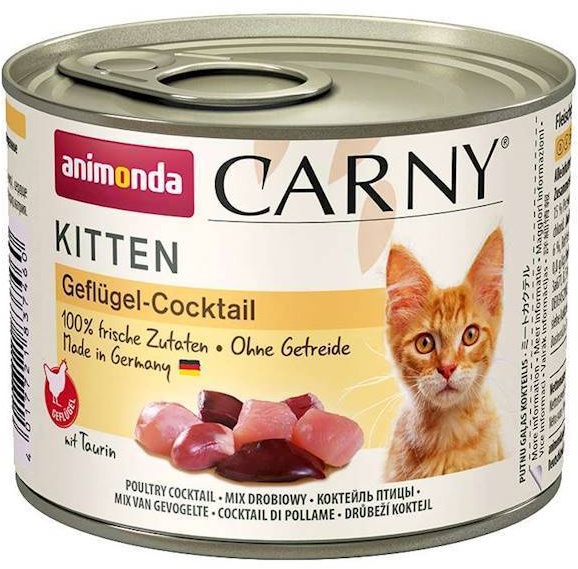 ANIMONDA Cat Carny Kitten Geschmack: Hühnercocktail 200g (Rabatt für Stammkunden 3%)