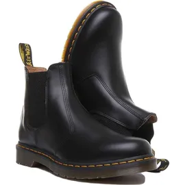 Dr. Martens 2976 Yellow Stitch Smooth black smooth leather 40