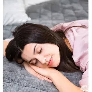 Heizdecke Elektrische Kuschelheizdecke 180X130cm mit 6 Leistungsstufen Abschaltautomatik und Überhitzungsschutz Waschbar Grau 8817 - Grau