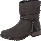 Rieker Damen Klassische Stiefeletten Z6893, Frauen Stiefeletten,übergangsschuhe,Bootee,Booties,halbstiefel,Kurzstiefel,grau (45),37 EU / 4 UK