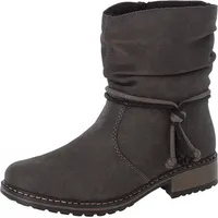 Rieker Damen Klassische Stiefeletten Z6893, Frauen Stiefeletten,übergangsschuhe,Bootee,Booties,halbstiefel,Kurzstiefel,grau (45),37 EU / 4 UK