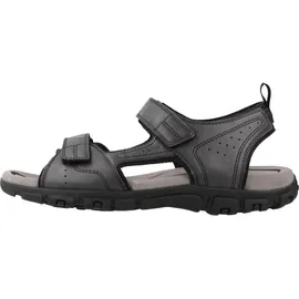GEOX Uomo Strada B Sport Sandal Herren Schwarz 44