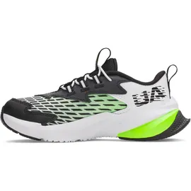 Under Armour Scramjet 7 Kinder White/Hyper Green/Black 33