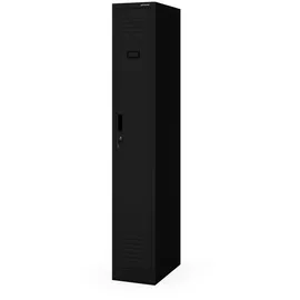 Jan Nowak KACPER II 1 Plus Garderobenschrank 180 x 30 x 50 cm Schwarz