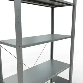 Schulte Lagertechnik Fachbodenregal Stahl 2000 x 1000 x 400 mm verzinkt