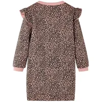vidaXL Kinder-Pulloverkleid Mittelrosa 104