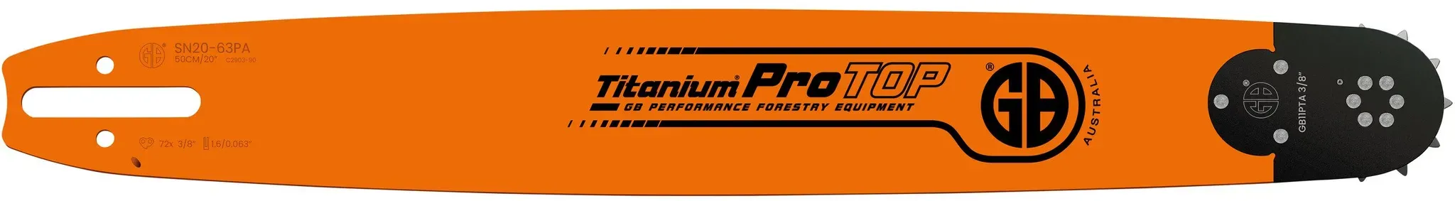 GB Führungsschiene Titanium ProTOP 3/8