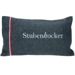 David Fusseneger Silvretta Kissenhülle Stubenhocker 30x50 cm anthrazit