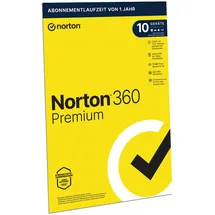 NortonLifeLock Norton 360 Premium 75 GB Cloud-Backup 10 Geräte 1 Jahr ESD DE Win Mac Android iOS