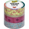 Washi-Tape BLUMENREIGEN 3x 15mmx10m + 1x 5mmx10m