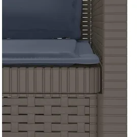 vidaXL 1-Sitzer Sessel 1 x 1 x 1 cm hellgrau
