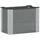 vidaXL Hochbeet 50 x 30 x 36 cm Grau