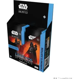 Fantasy Flight Games Star Wars Unlimited Legends of the Force Carbonite Booster Display