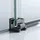 Hüppe Classics 2 Gleittür 1-teilig mit Festteil EasyEntry 140 x 200 cm C25311087322, Duschkabinen,