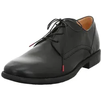 Think! Herren CIVITA chromfrei gegerbte nachhaltige Halbschuhe, SCHWARZ 0010