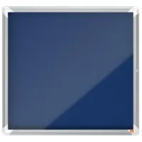 NOBO Schaukasten mit Filz-Notiztafel, 6 x A4, Premium Plus,