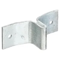 GAH Alberts Alberts 843663 Lasche für Zaunpfosten aus T-Profil | feuerverzinkt | 148 x 40 mm | 10er Set