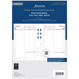 Filofax Kalender A5 Prof.1 Tag pro Seite (deutsch)2026