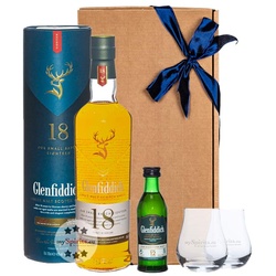 Glenfiddich Whisky Geschenkset mit 2 Nosinggläsern