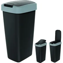 Prosperplast Compacta Q 25 l Schwarz/Grau