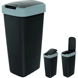 Prosperplast Compacta Q 25 l Schwarz/Grau