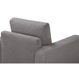 bobb Relaxsessel Lisa de Luxe Mikrofaser 85 x 90 x 93 cm Grau