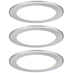 Paulmann LED Möbeleinbauleuchten 3er Set, rund 65 mm, Ausleuchtung des Schrankinneren