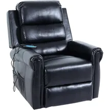 MCW Fernsehsessel MCW-K63 Kunstleder 0 x 0 x 0 cm schwarz mit Massagefunktion und Heizfunktion