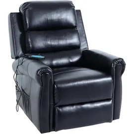 MCW Fernsehsessel MCW-K63 Kunstleder 0 x 0 x 0 cm schwarz mit Massagefunktion und Heizfunktion