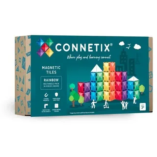 Fantasie4Kids OHG Connetix Rainbow Rectangle Pack 18-tlg.