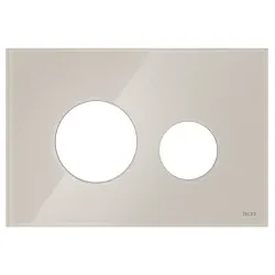 TECE TECEloop WC-Blende 9240617 Glas lichtbeige, für WC-Betätigungsplatte