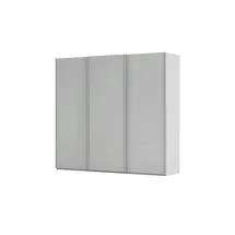 meinSchrank Schwebetürenschrank Regina 242 x 223 x 68 cm Grau