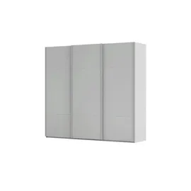 meinSchrank Schwebetürenschrank Regina 242 x 223 x 68 cm Grau