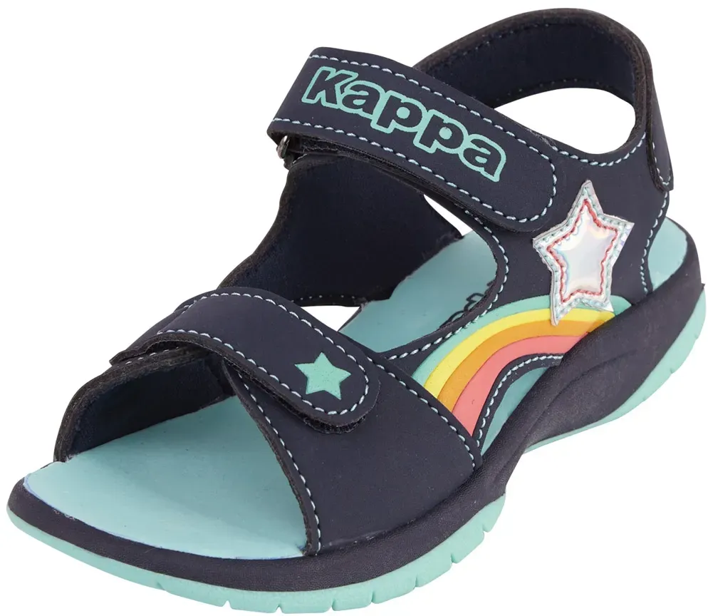 Kappa Sandale, - mit weicher Innensohle Kappa navy-mint 28