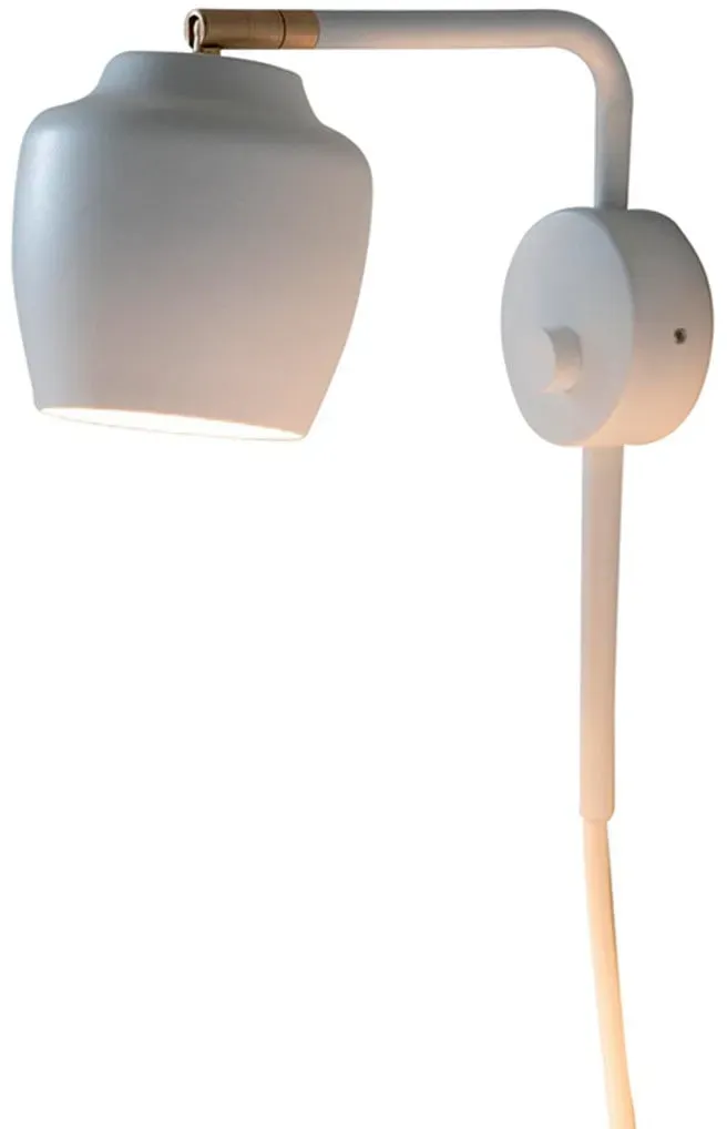 Wandleuchte CPH Lighting, Weiß, für Wohnzimmer, Aluminium - 8.8 - 20.5