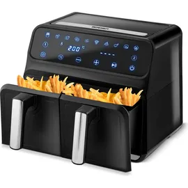 Berdsen Heißluftfritteuse BD-653 schwarz/silber