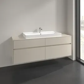 Villeroy & Boch Waschbeckenunterschrank 4 Auszüge 160 x 54,8 x 50 cm Cashmere Grey