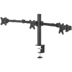 Hama Monitorhalter für 3 Bildschirme »Fullmotion« 33 - 69 cm schwarz, 139.4x40.43x17.49 cm
