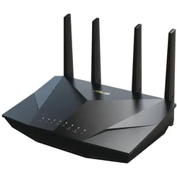 ASUS RT-AX5400 AiMesh Dual Band WiFi 6 kombinierbarer Router (Tethering als 4G und 5G Router-Ersatz, integriertes VPN, AiProtection Pro Netzwerksicherheit, Instant Guard, bis zu 5.400 Mbit/s)