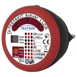 Testboy Testavit Schuki 1 LCD Steckdosentester